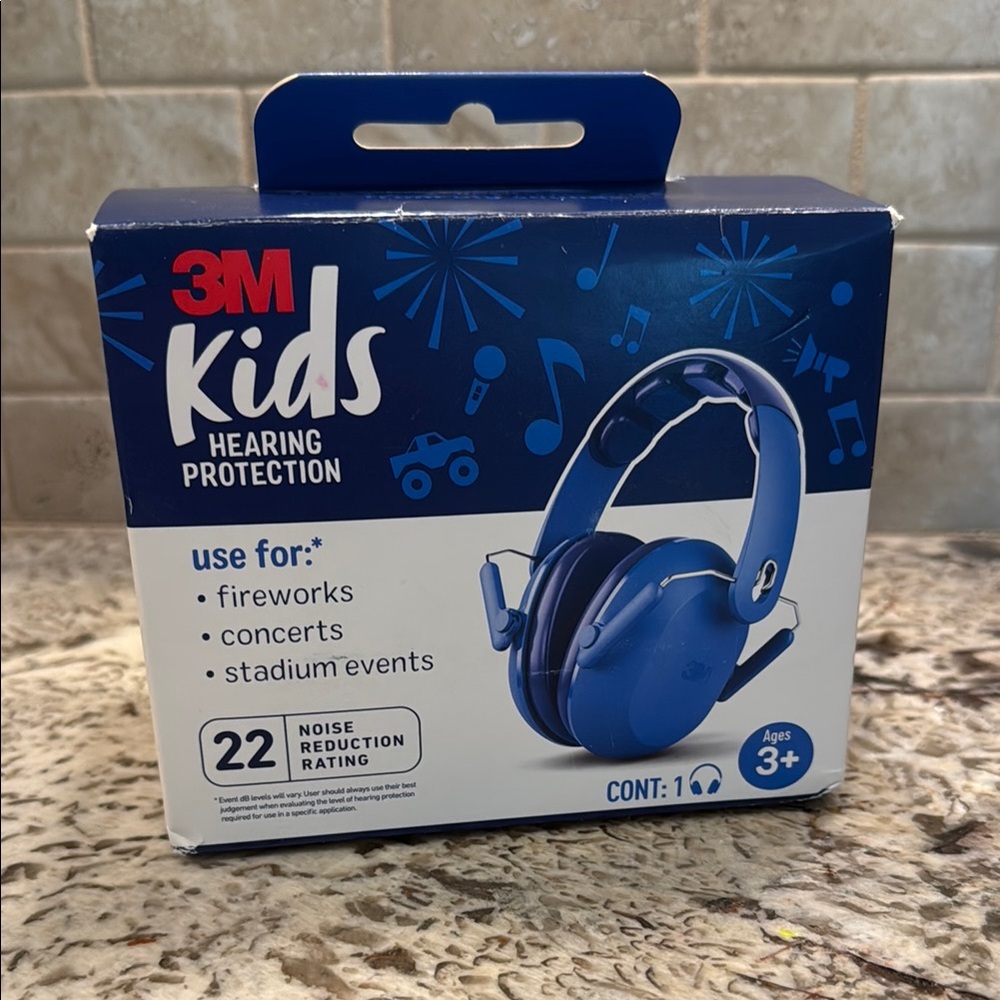 Blue Noise Reduction Headphones with Padded Comfort
